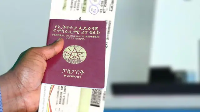 በእጅ የተያዘ ፓስፖርት