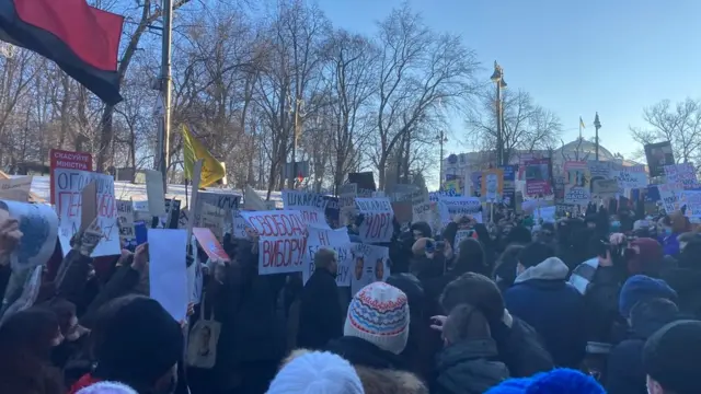 акція студентів під кабміном