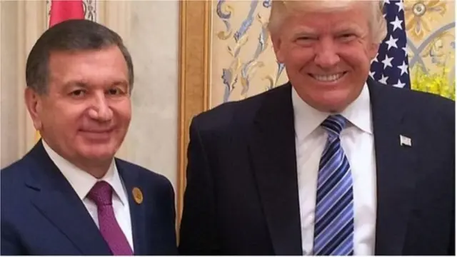 Мирзиёев, Трамп