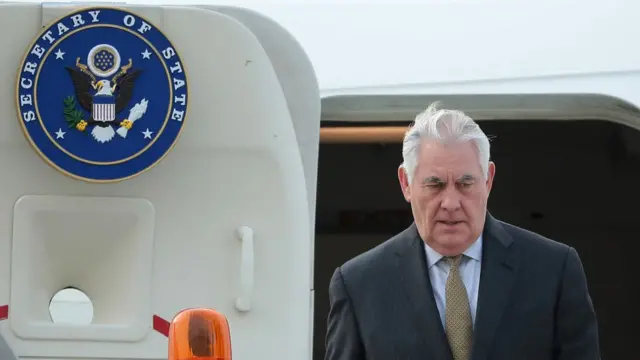 Rex Tillerson US secretary of state