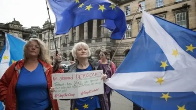 অনেকেই ব্রেক্সিটের বিরোধিতা করছেন।