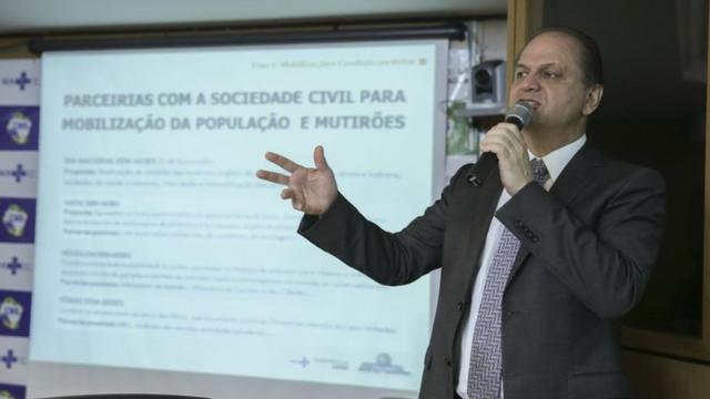Ricardo Barros durante evento em Brasília