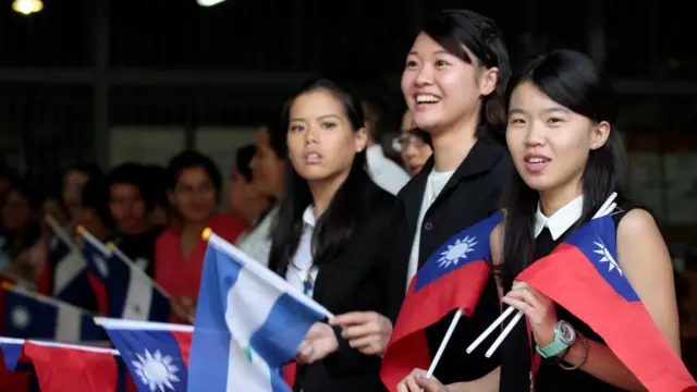 Delegación taiwanesa.