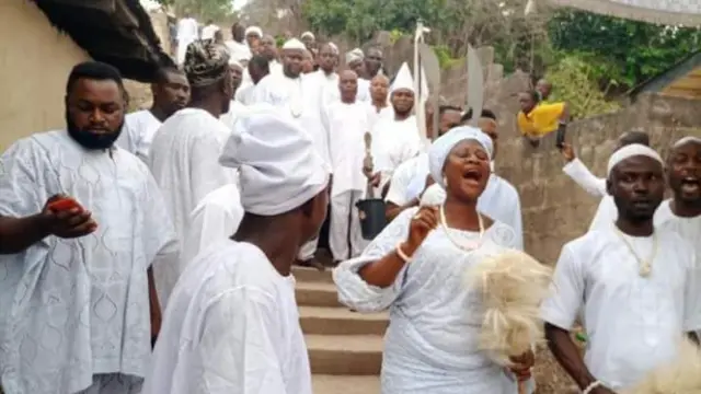 Aworan awọn araalu nibi ajọdun Oloke Meji ni Akoko