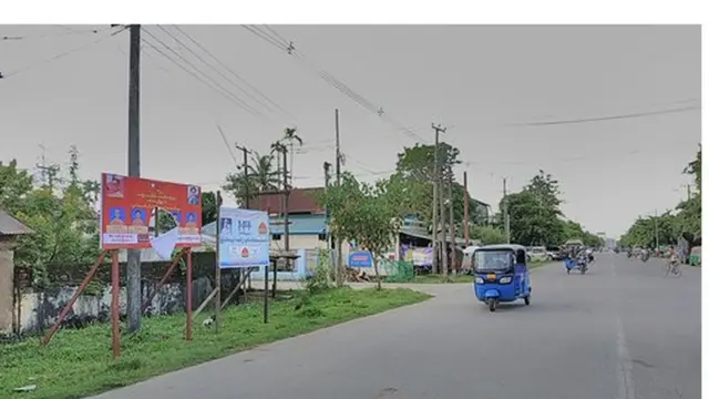 စစ်တွေမြို့မှာ ပထမဆုံးအကြိမ်အဖြစ် NLD ပါတီရဲ့ ဆိုင်းဘုတ် ဖျက်ဆီးခံလိုက်ရတာ ဖြစ်