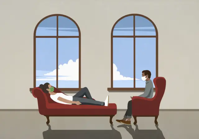 ilustración: terapia covid