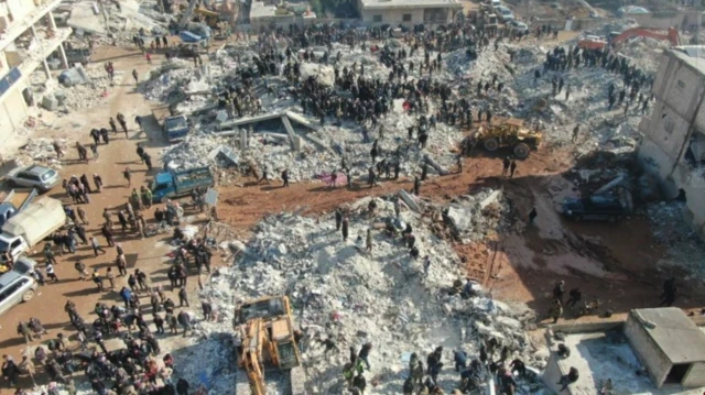 Aerial shot of Jindayris