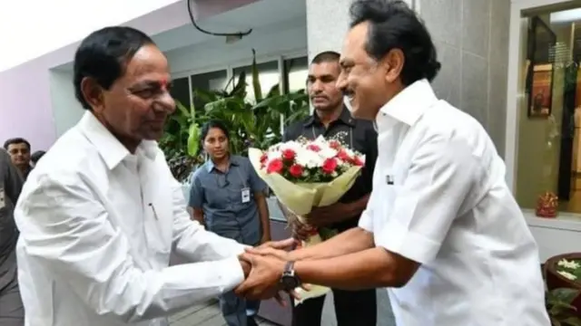 சந்திரசேகர ராவ் - மு.க. ஸ்டாலின்