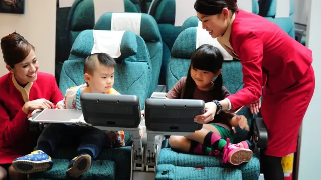 国泰展销活动上的模拟客舱(中新社资料图片)