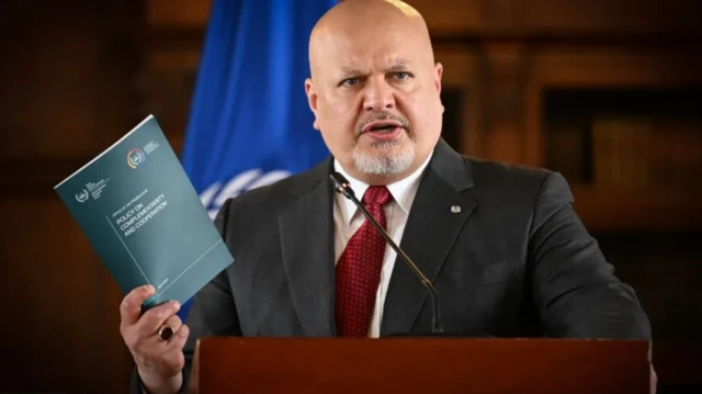 L'avocat écossais Karim Khan est devenu procureur général de la CPI en 2021.