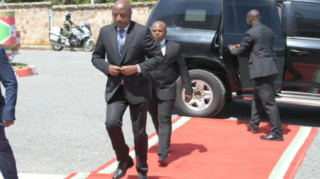 Ministre w'Intebe w'Urwanda Edouard Ngirente, Bujumbura ku wa 31 Rusama