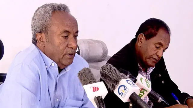 ሌ/ጄኔራል ታደረሰ ወረደ እና አቶ ሙሉ ወርቅ ኪዳነማርያም