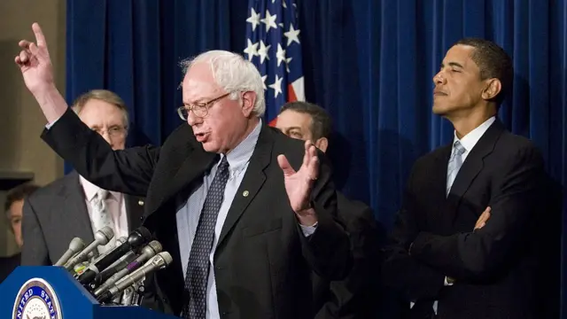 اوباما وساندرز
