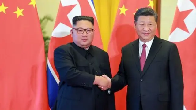 조선중앙통신은 이례적으로 김 위원장의 방중 소식을 신속히 보도했다