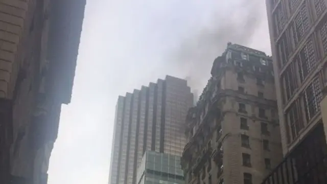 பற்றி எரிந்த டிரம்ப் டவர்