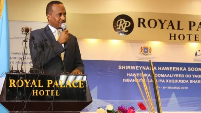 Wasiirka Qorshaynta Jamaal Maxamed Xasan