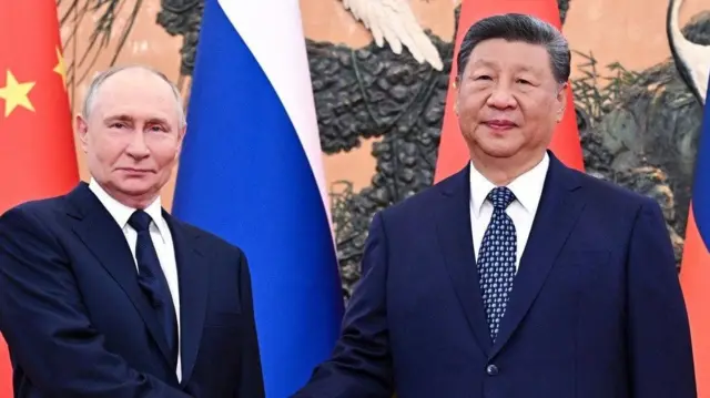 Володимир Путін і Сі Цзіньпін під час зустрічі в Китаї 2 вересня