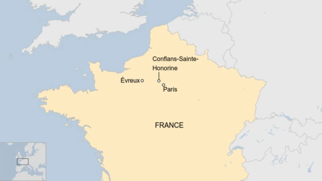 Ikarita y'aho byabereye mu Bufaransa