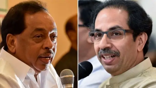 उद्धव ठाकरे, नारायण राणे, शिवसेना, भाजप