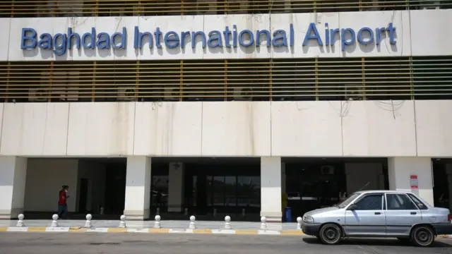 File photo of Baghdad International Airport (July 2020)