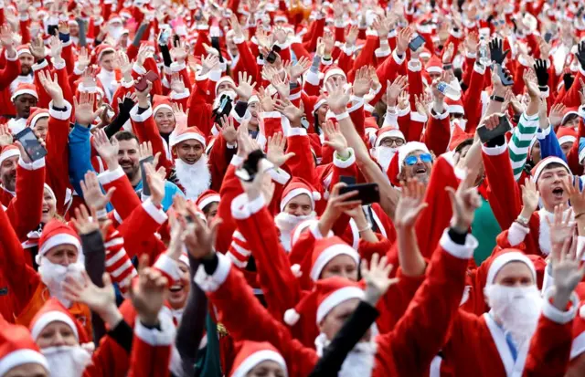London Santa Run, Victoria parkı