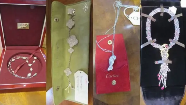 Zamirə Hacıyevanın dəyəri £400000-dən (884 min manat) artıq olan zinət əşyalına da həbs qoyulub.