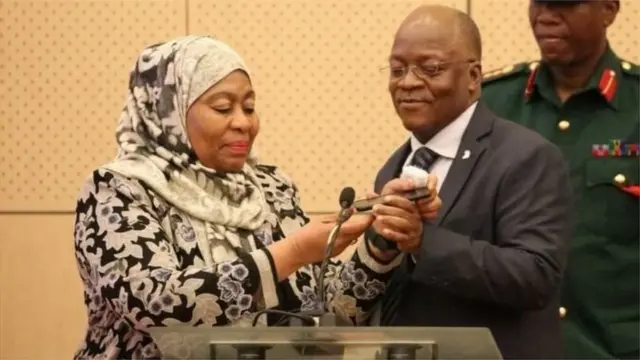 Samia Suluhu na John Magufuli