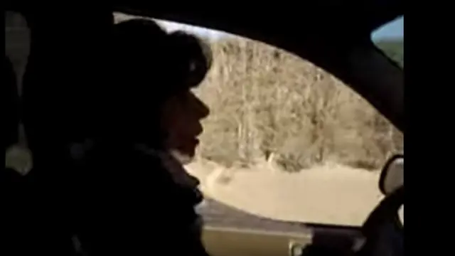 Ваджеха аль-Хувайдер за рулем