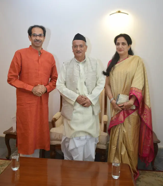 ஆளுநரை சந்தித்த உத்தவ் தாக்கரே