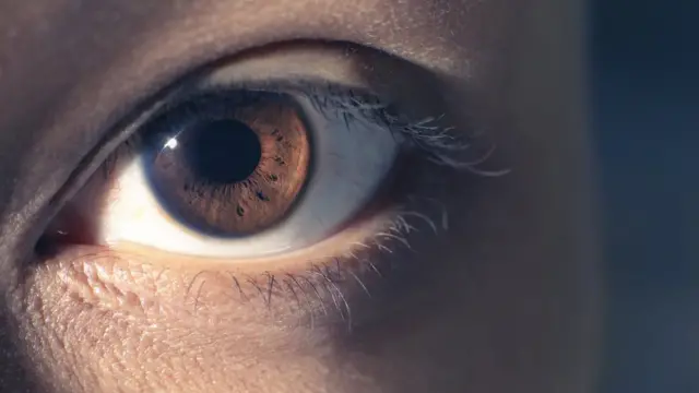 一位女士的眼睛