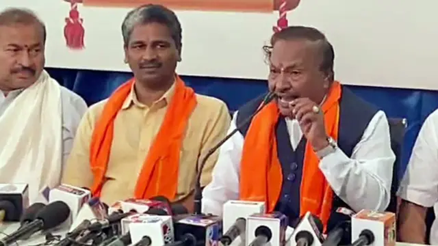 बीजेपी नेता और पूर्व मंत्री के एस ईश्वरप्पा