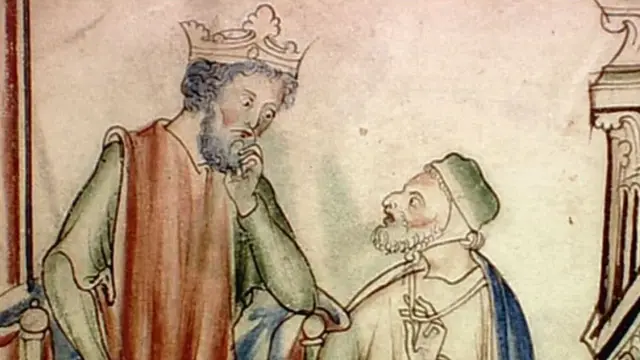 Эдуард Исповедник и Годвин Уэссекский.