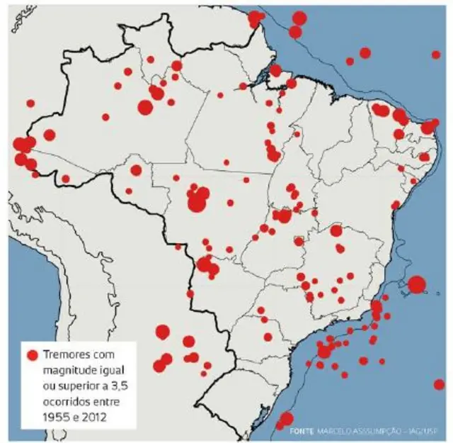 Mapacomo trabalharcomo trabalhar em sites de apostassites de apostastremores registrados no Brasil