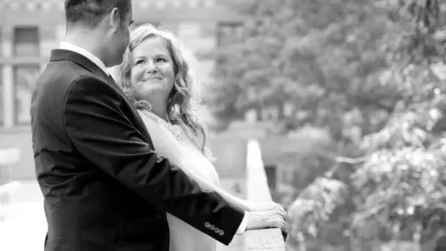 Jesse ve Lucie'nin 2012'deki düğünlerinden.