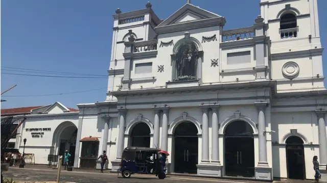 كنيسة القديس أنتوني التي تعرضت لتفجير في سريلانكا