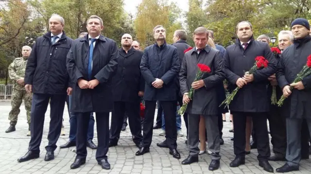 Открытие памятника "Героям Донбасса"