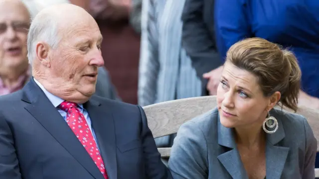 Harald V con Marta Luisa en 2017