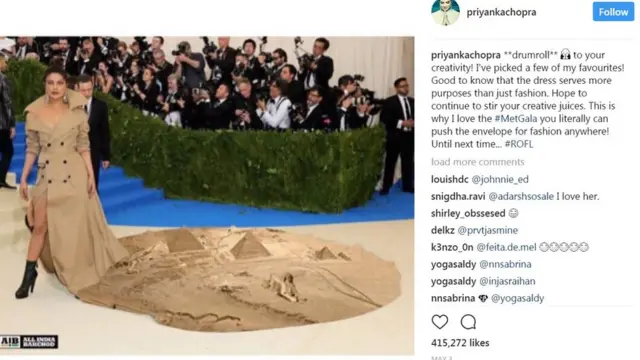 प्रियंका का पोस्ट