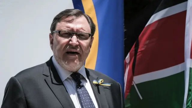Ambassadeur d'Ukraine au Kenya Andriy Pravednyk
