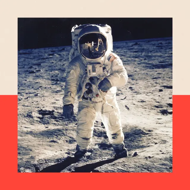 Un astronaute à la surface de la Lune