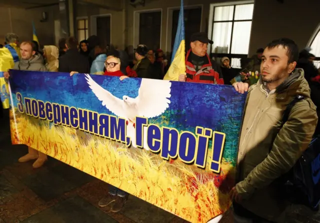 Зустріч тих, хто брав участь у боях у Дебальцевому у 2015 році.