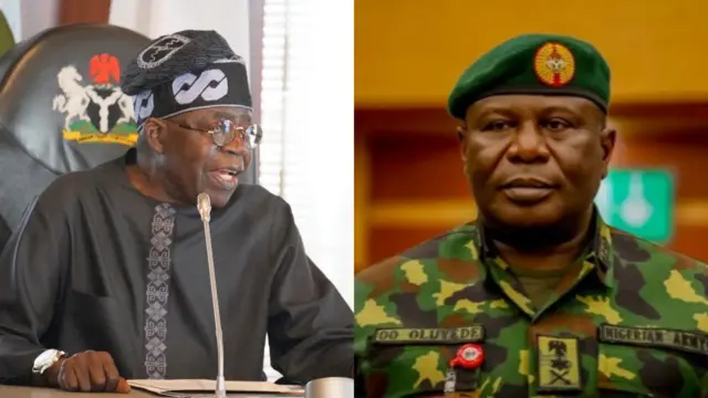 Onyeisiala Tinubu agbanweela ndị isi nchekwa Naịjirịa