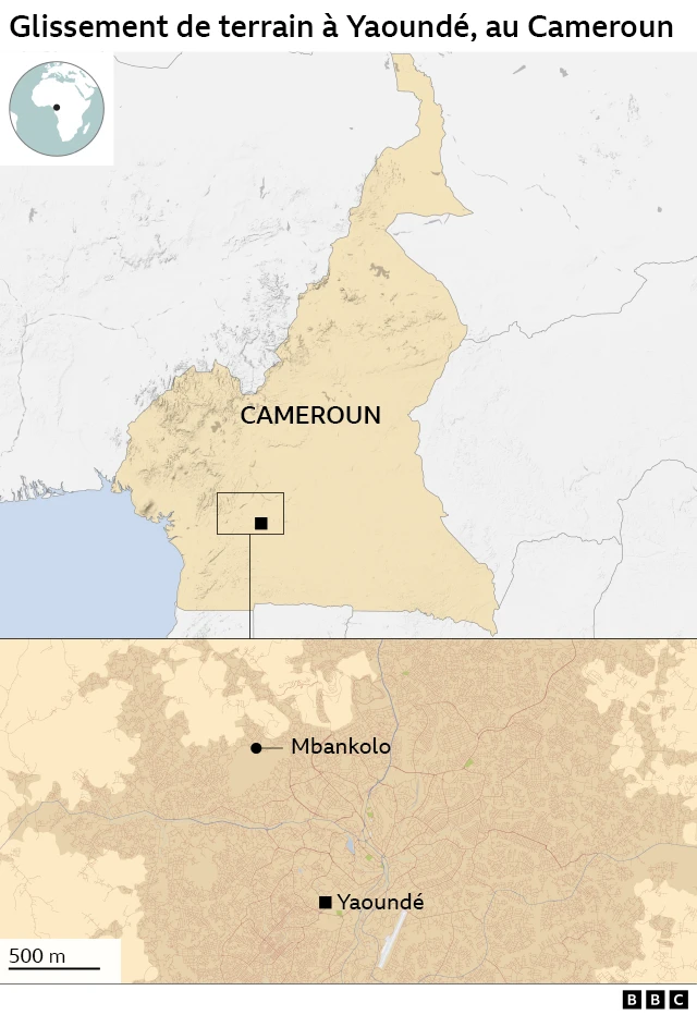 Localisation de Mbankolo à Yaoundé