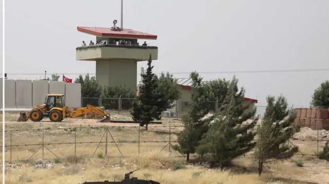 İdlib'de Türk gözlem noktası