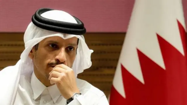24 अक्तूबर 2024 को ली गई तस्वीर में क़तर के प्रधानमंत्री शेख मोहम्मद बिन अब्दुलरहमान बिन जासिम अल-थानी