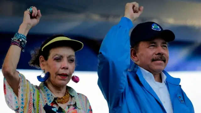 Rosario Murillo y Daniel Ortega