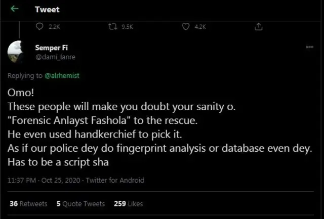 Aworan oju opo Twitter kan