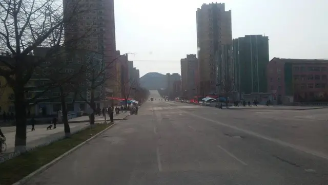 ఉత్తర కొరియాలోని ఓ వీధి