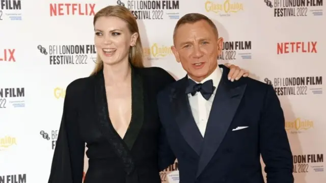 Daniel Craig et sa fille Ella.
