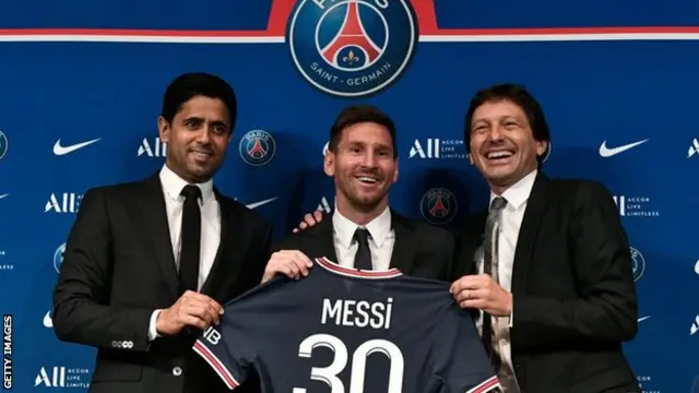 Liyooneel Meesii yeroo PSG dhufu